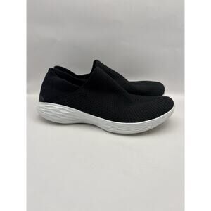 Skechers You Define Black Walking Shoes Women Size 9.5